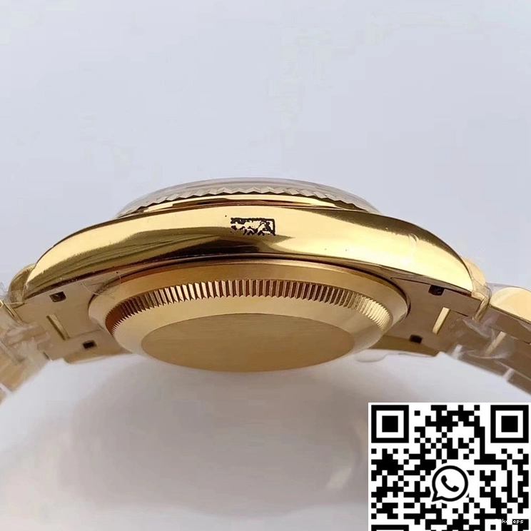 White Time M128238 Dial Roman Factory Rolex EW Day-Date Scale 0417